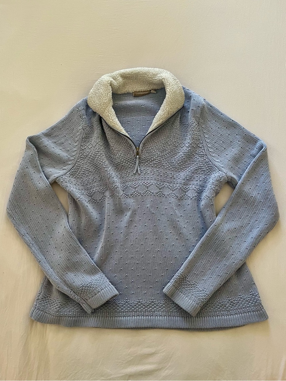 CROFT & BARROW Women’s Blue Grey Sweater Size M